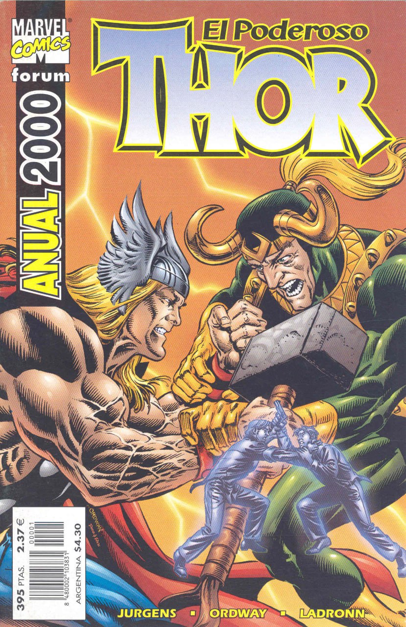 Portada ampliada de El Poderoso Thor