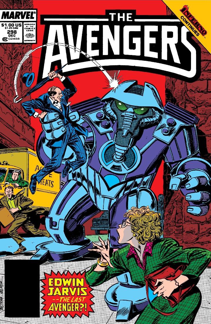 Portada ampliada de The Avengers