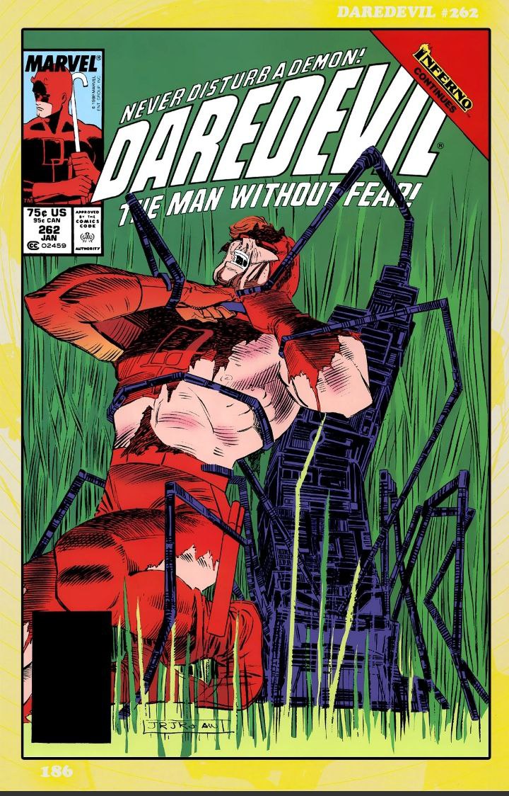 Portada ampliada de DAREDEVIL THE MAN WITHOUT FEAR