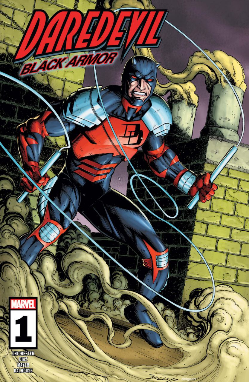 Portada ampliada de DAREDEVIL BLACK ARMOR