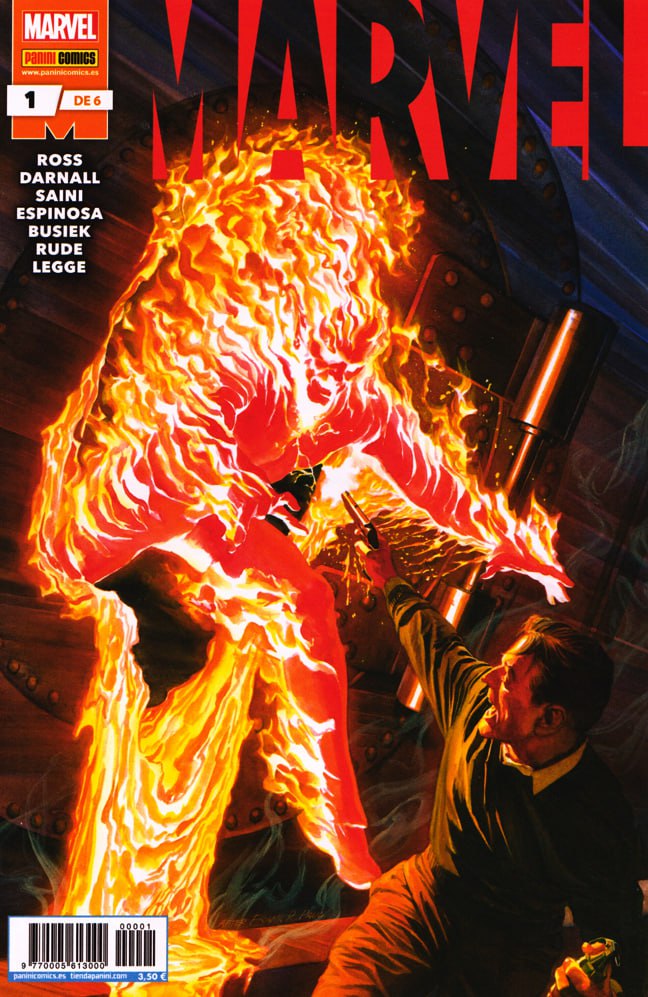 Portada ampliada de MARVEL
