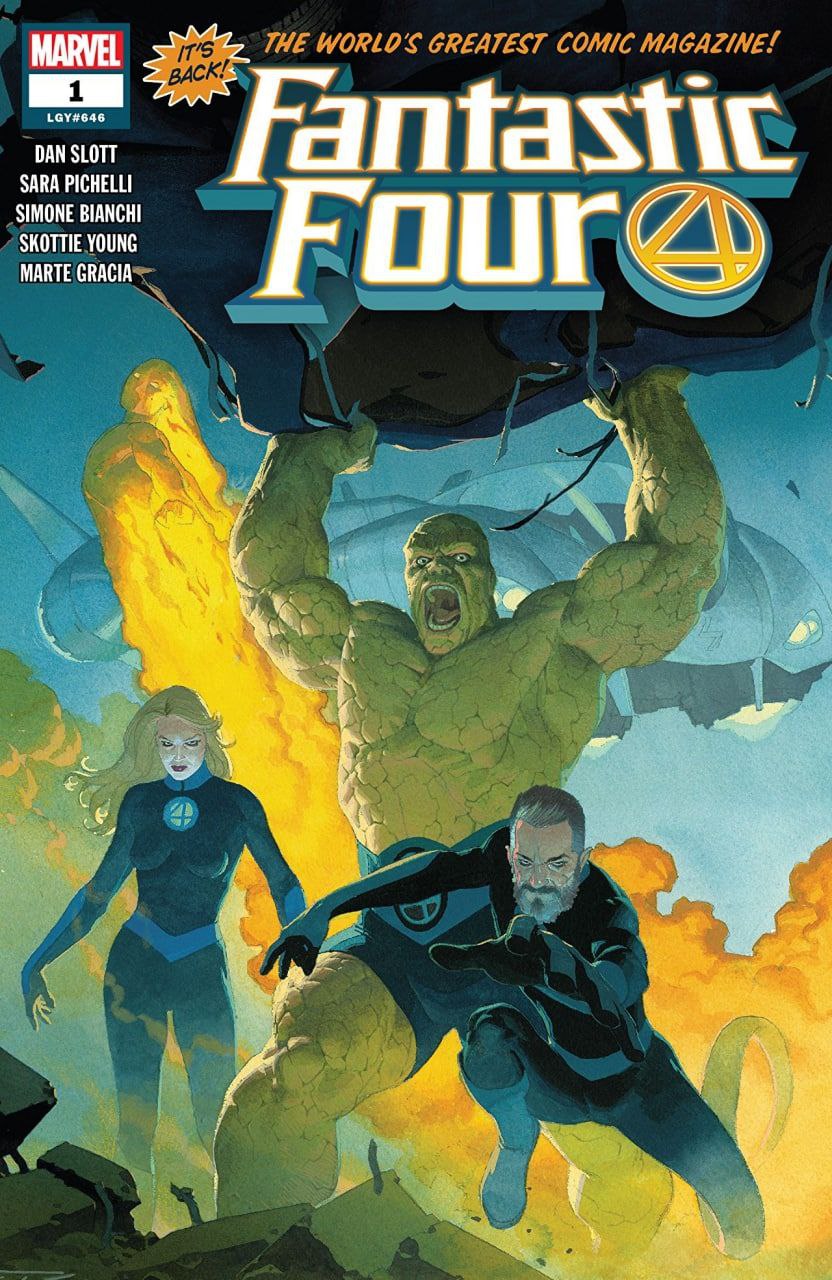 Portada ampliada de Fantastic Four
