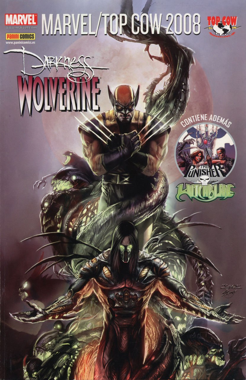 Portada ampliada de DARKNESS WOLVERINE