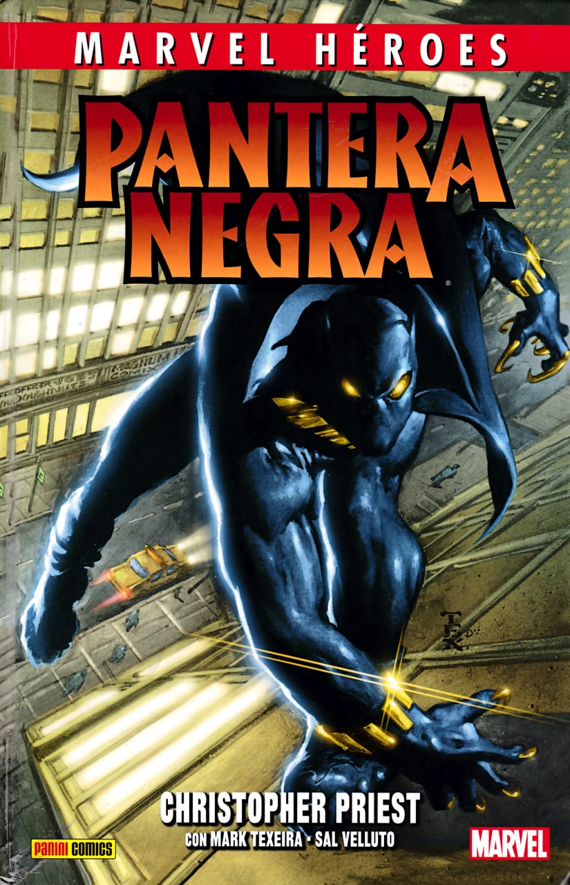 Portada ampliada de PANTERA NEGRA