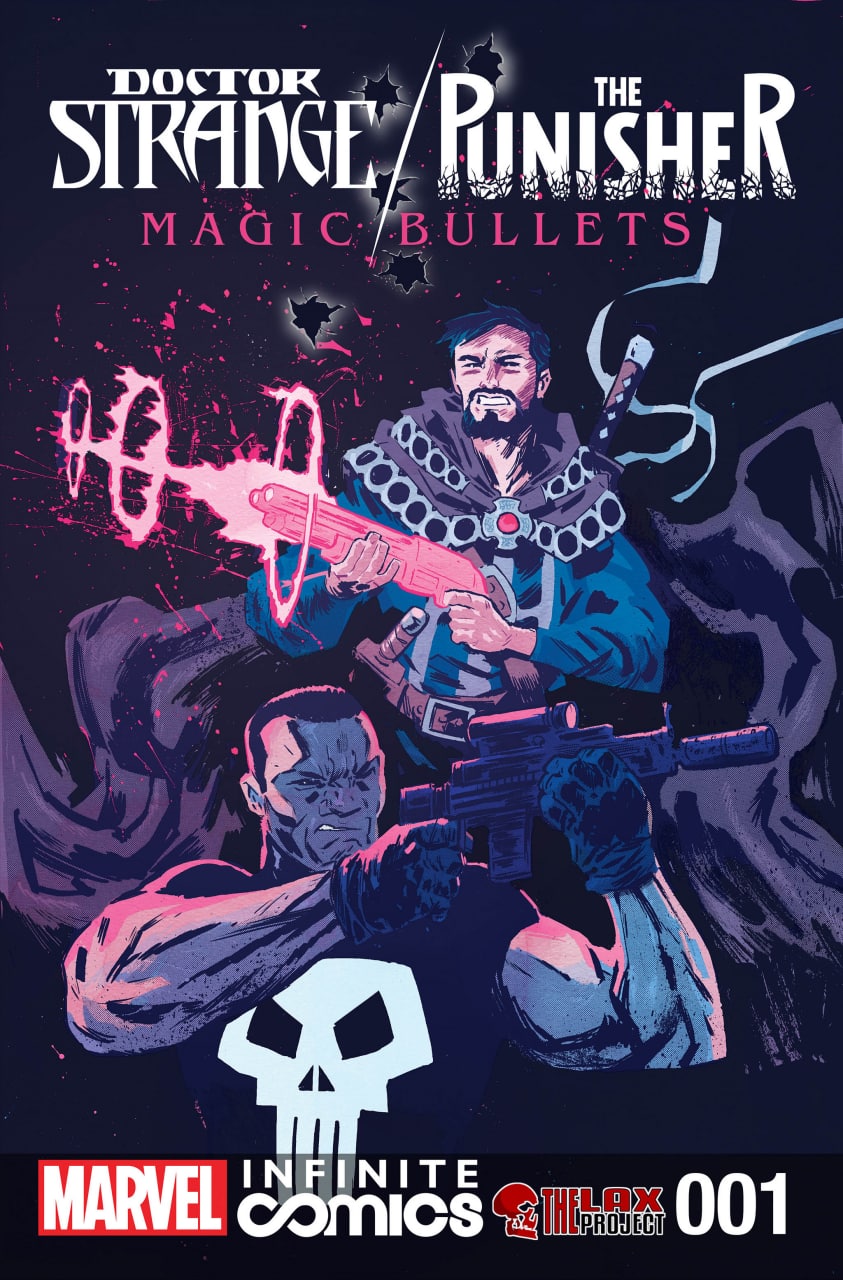 Portada ampliada de DOCTOR STRANGE / THE PUNISHER MAGIC BULLETS