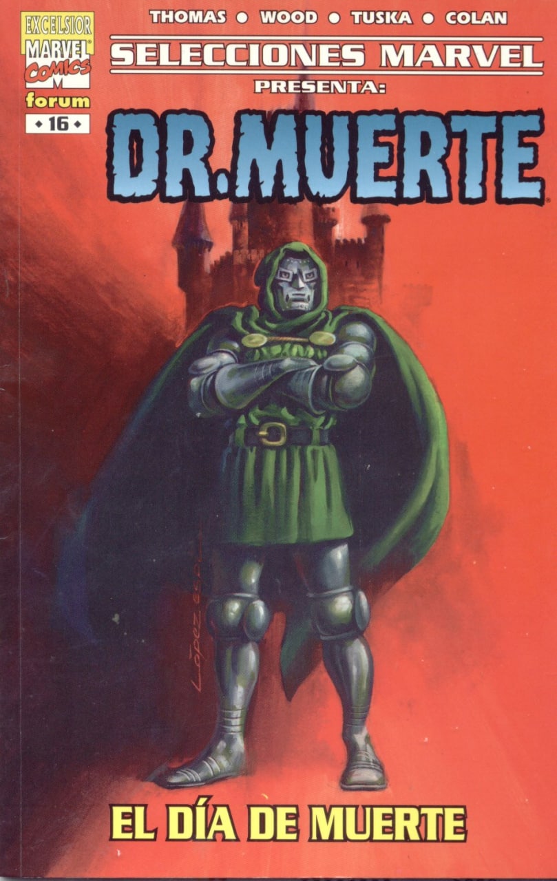 Portada ampliada de SELECCIONES MARVEL PRESENTA: DR.MUERTE