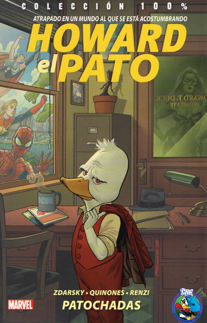 Portada ampliada de HOWARD el PATO