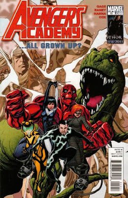 Portada ampliada de AVENGERS ACADEMY