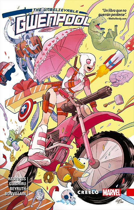 Portada ampliada de The Unbelievable Gwenpool