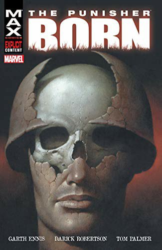 Portada ampliada de THE PUNISHER BORN