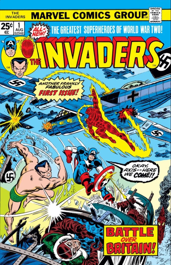 Portada ampliada de The Invaders