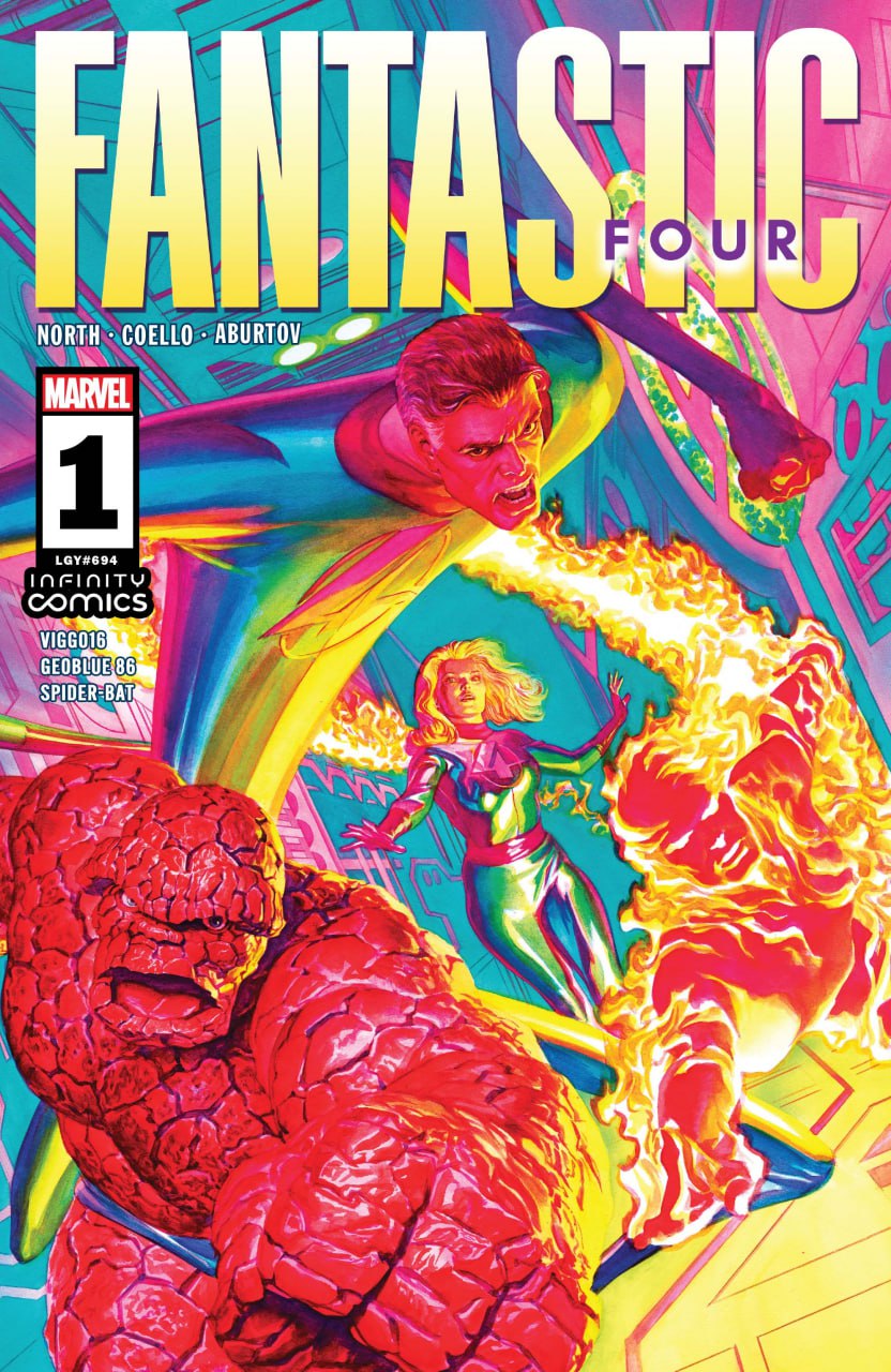 Portada ampliada de FANTASTIC FOUR