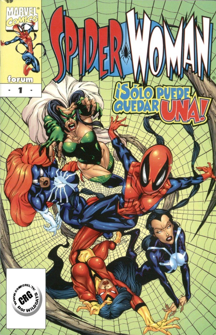 Portada ampliada de SPIDER WOMAN