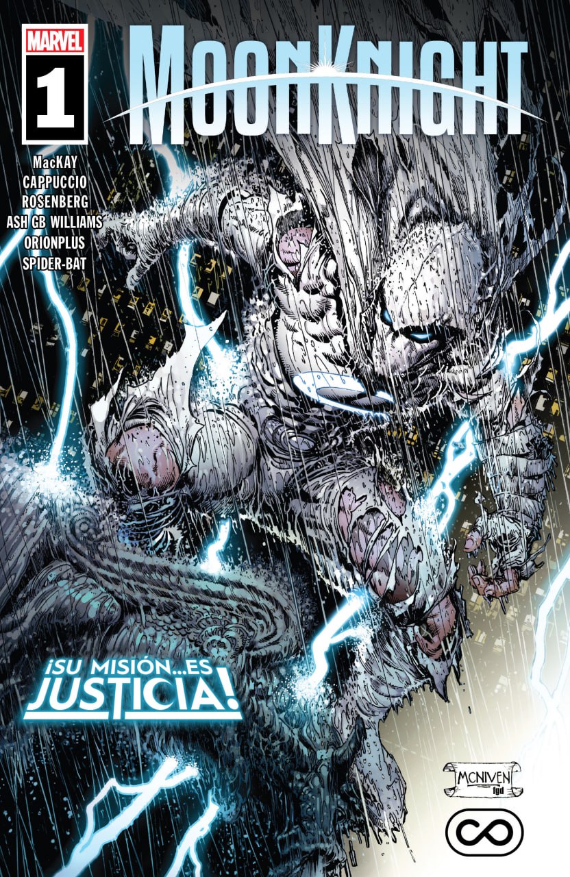 Portada ampliada de Moon Knight