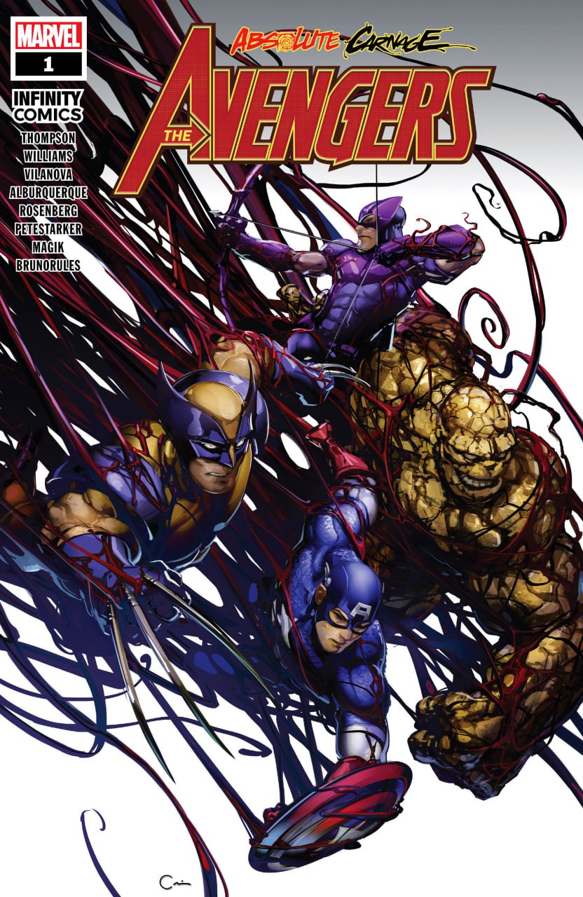Portada ampliada de The Avengers