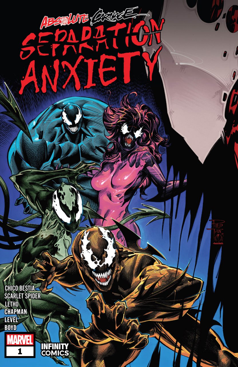 Portada ampliada de Absolute Carnage: Separation Anxiety