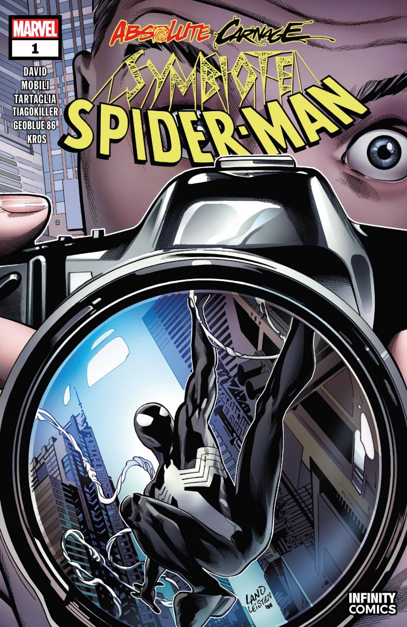 Portada ampliada de Absolute Carnage Symbiote Spider-Man