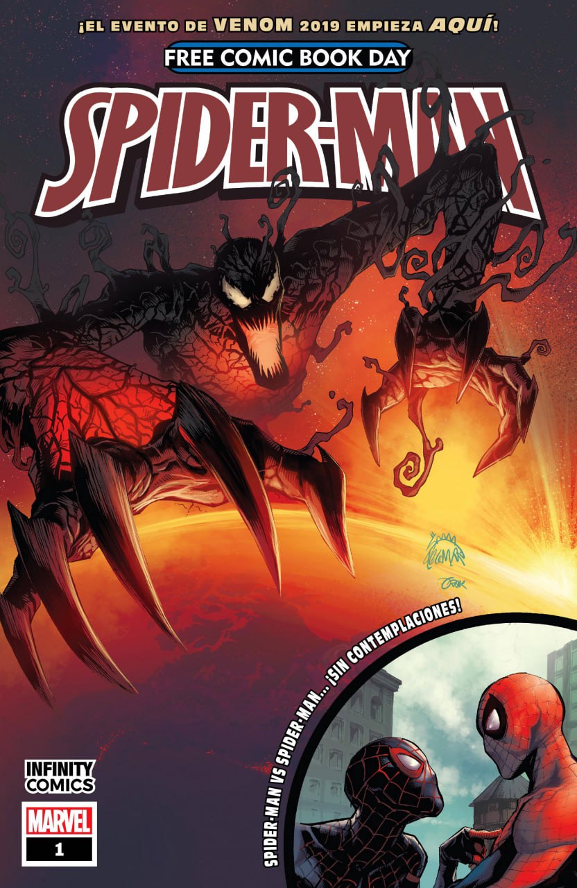 Portada ampliada de SPIDER-MAN
