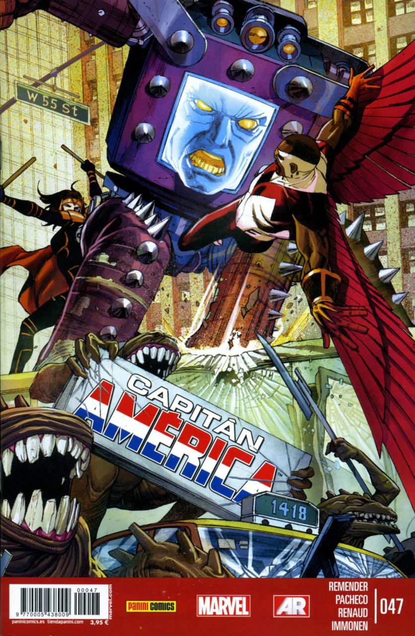 Portada ampliada de CAPITAN AMERICA