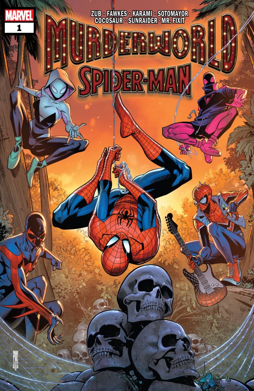 Portada ampliada de MURDERWORLD SPIDER-MAN