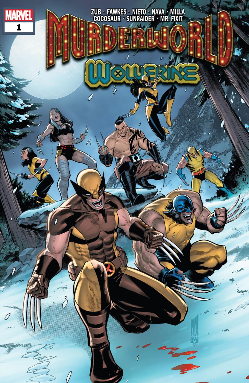 Portada ampliada de Murderworld Wolverine