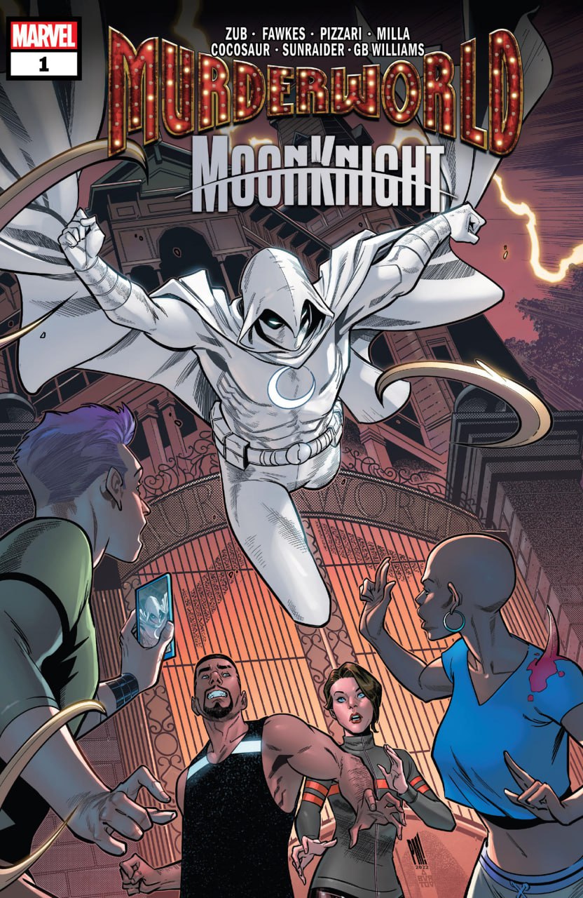 Portada ampliada de Murderworld: Moon Knight