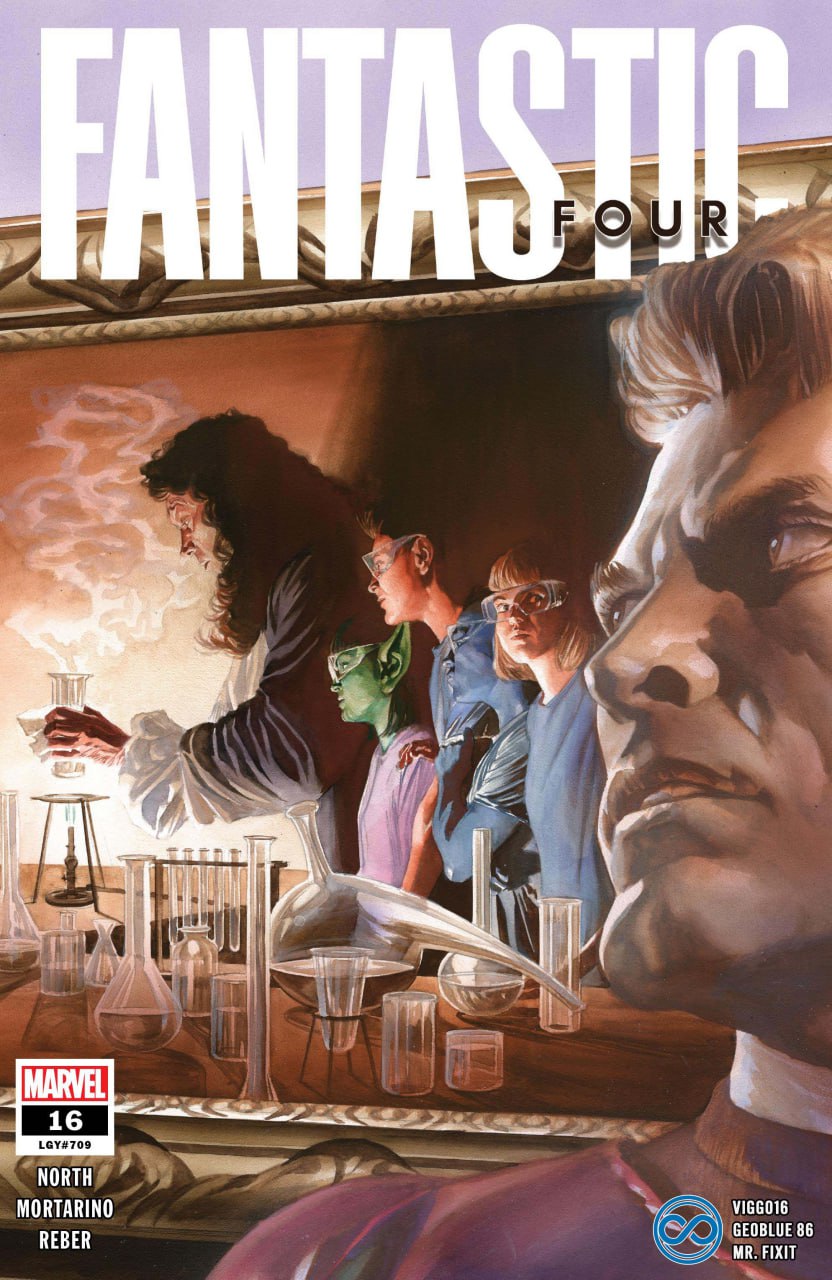 Portada ampliada de FANTASTIC FOUR