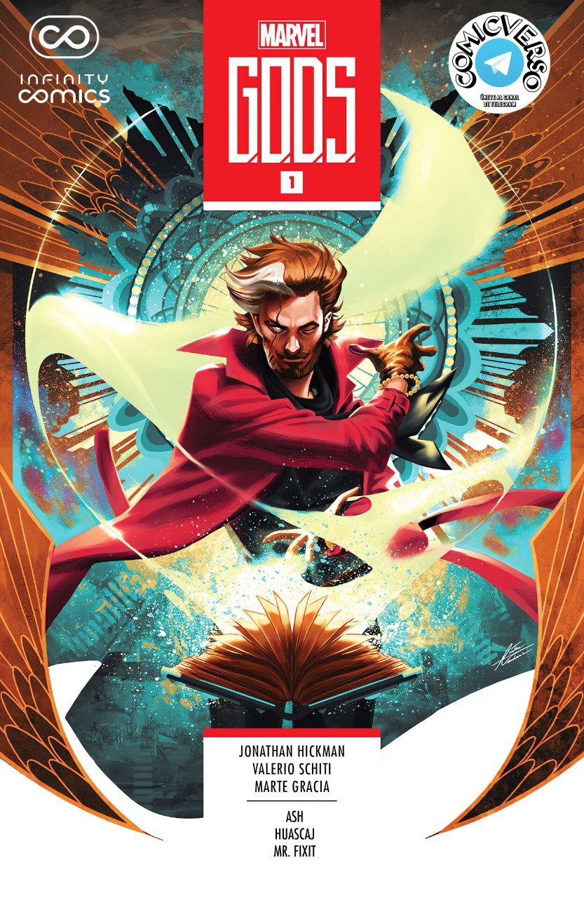 Portada ampliada de MARVEL GODS