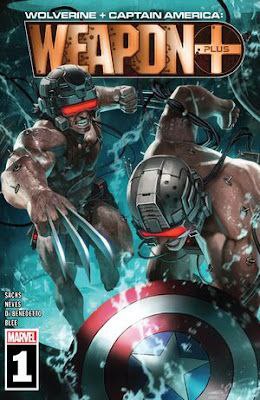 Portada ampliada de WOLVERINE + CAPTAIN AMERICA: WEAPON +