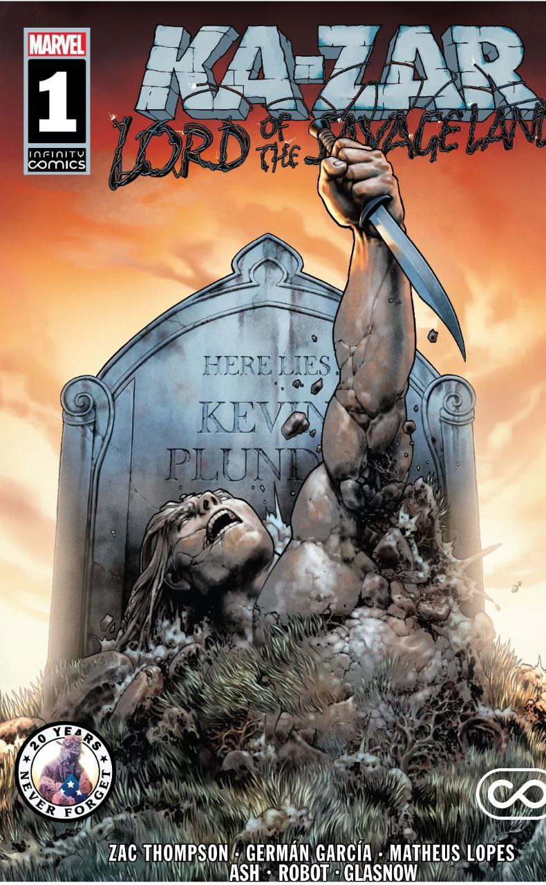 Portada ampliada de KA-ZAR LORD OF THE SAVAGE LAND