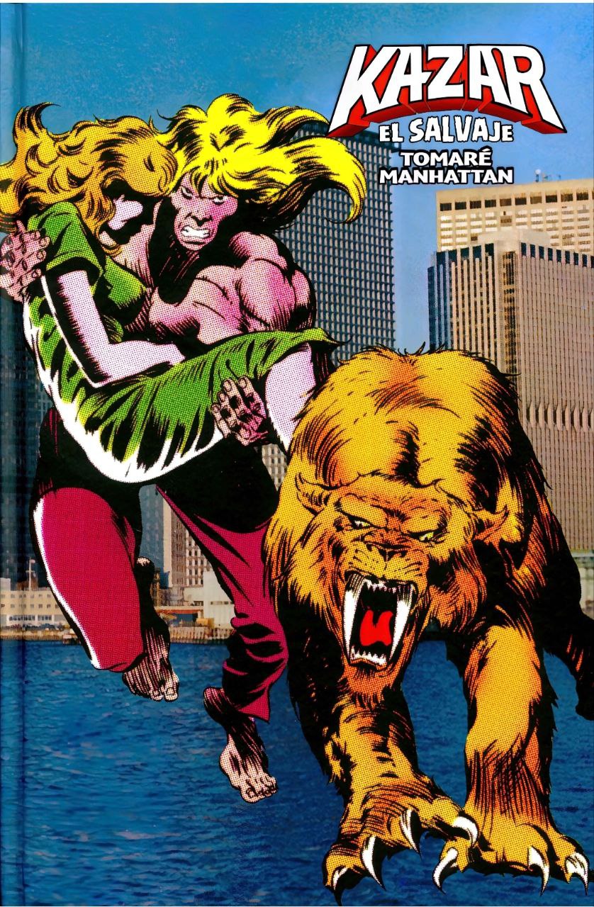 Portada ampliada de Kazar El Salvaje Tomo 1 Manhattan