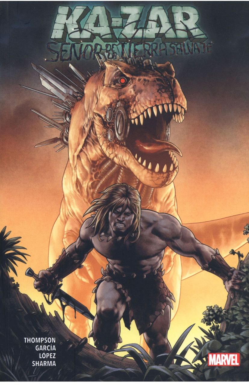 Portada ampliada de KA-ZAR SEÑOR DE LA TIERRA SALVAJE