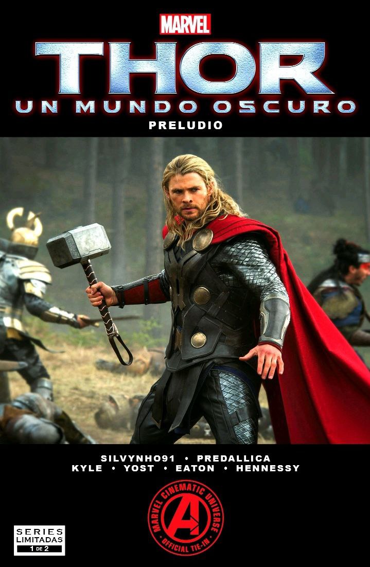 Portada ampliada de THOR UN MUNDO OSCURO PRELUDIO