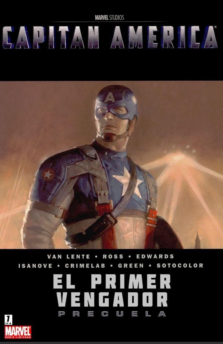 Portada ampliada de CAPITAN AMERICA EL PRIMER VENGADOR