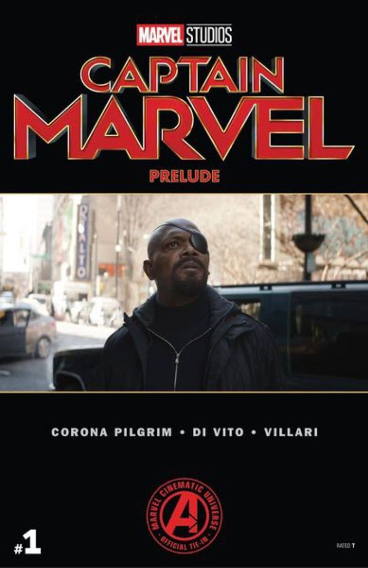 Portada ampliada de CAPTAIN MARVEL PRELUDE