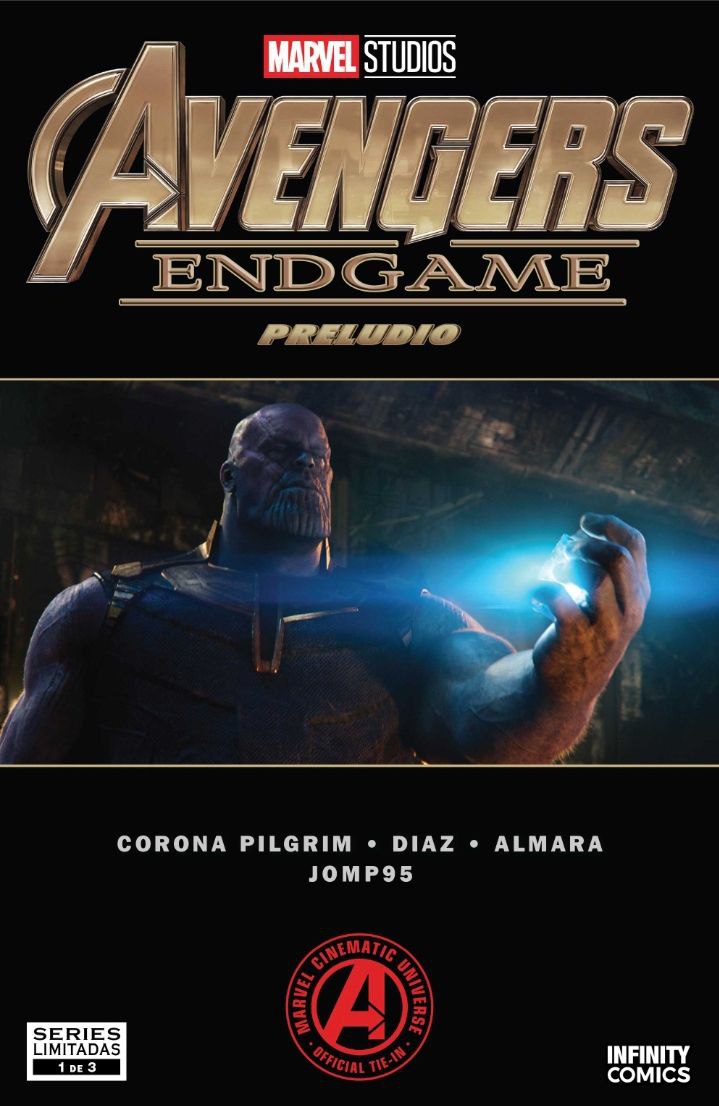 Portada ampliada de AVENGERS ENDGAME