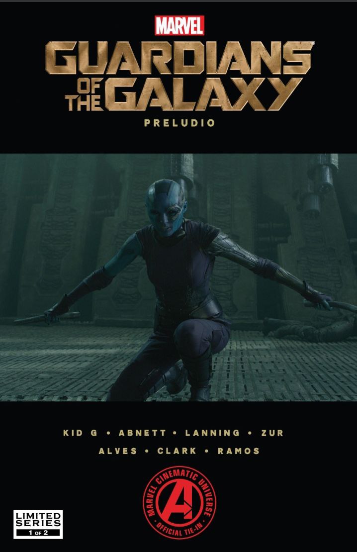 Portada ampliada de GUARDIANS OF THE GALAXY PRELUDIO