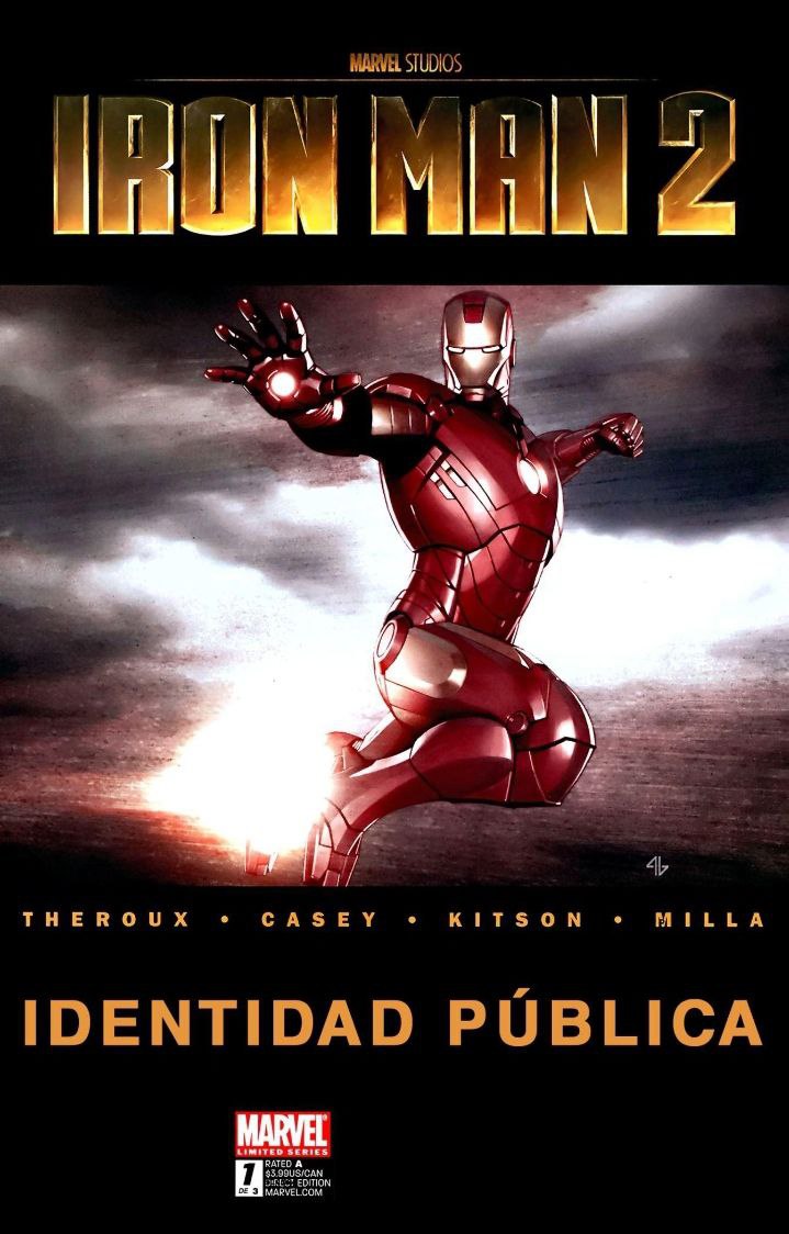 Portada ampliada de IRON MAN