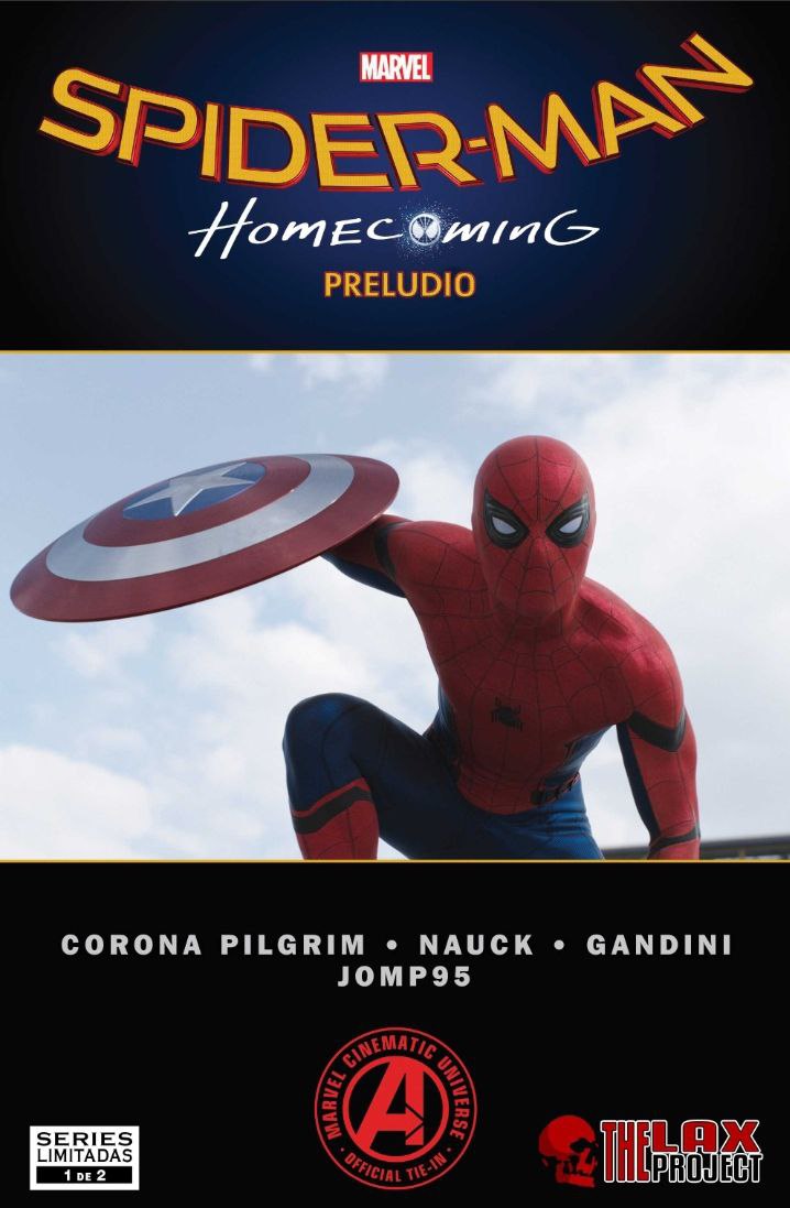 Portada ampliada de SPIDER-MAN Homecoming Preludio