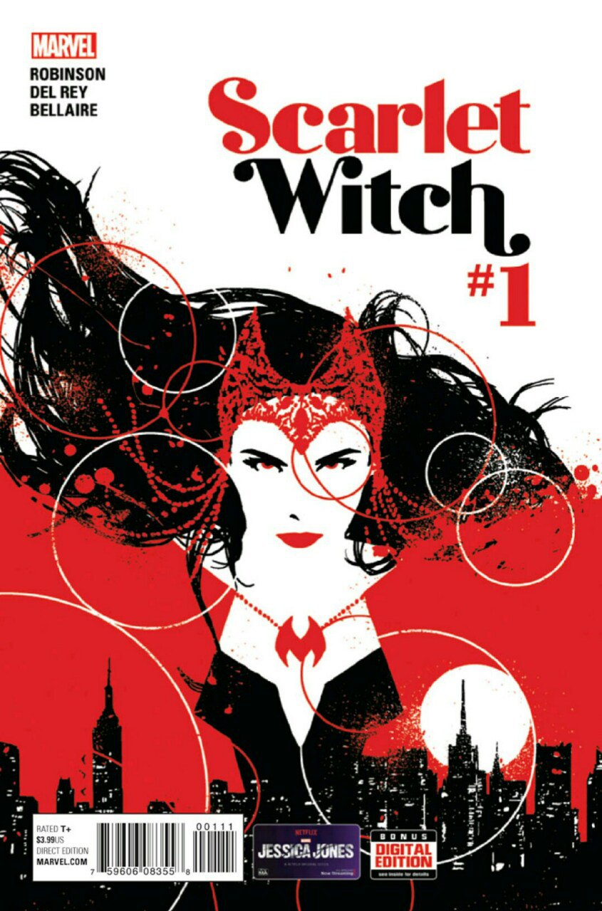 Portada ampliada de Scarlet Witch #