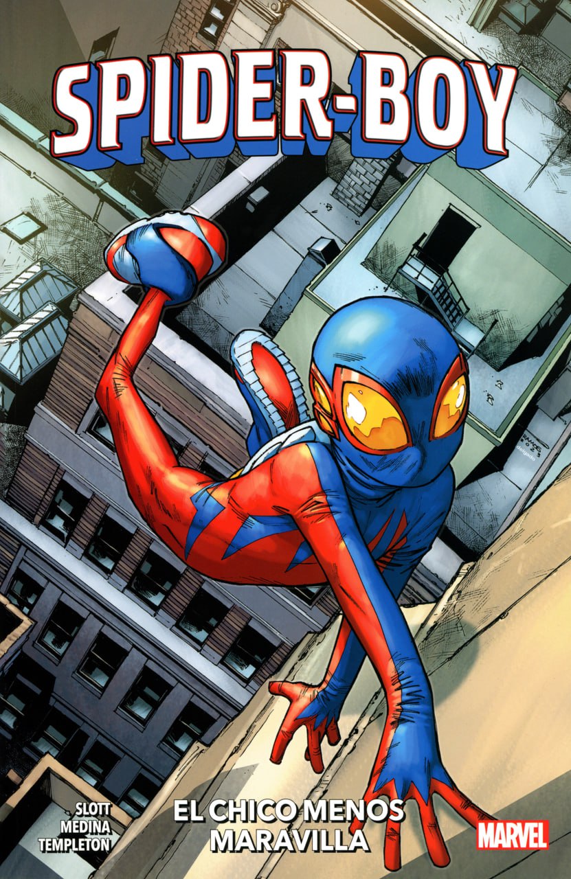 Portada ampliada de SPIDER-BOY