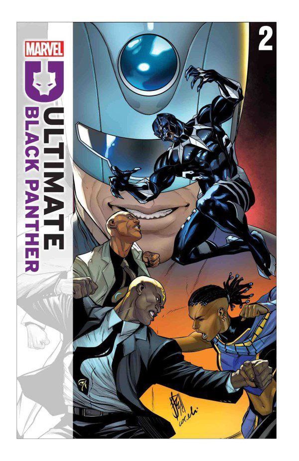 Portada ampliada de ULTIMATE BLACK PANTHER