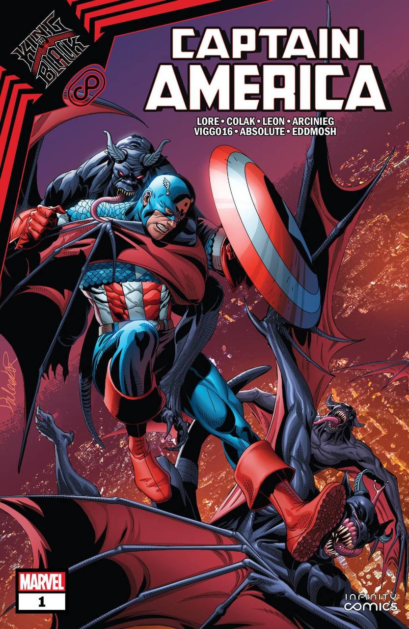 Portada ampliada de CAPTAIN AMERICA