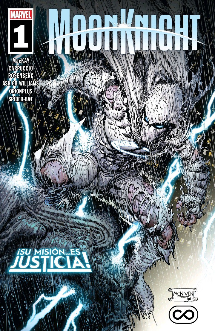 Portada ampliada de Moon Knight