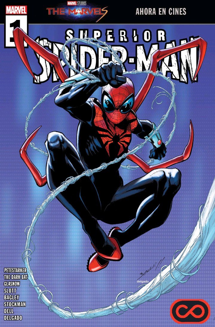 Portada ampliada de Superior Spider-Man