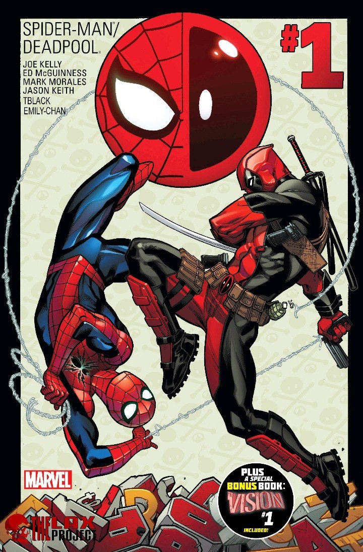 Portada ampliada de SPIDER-MAN/ DEADPOOL