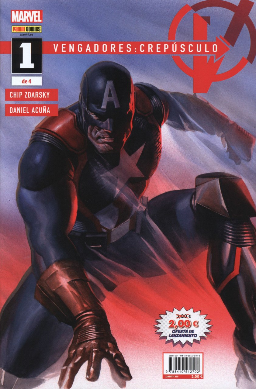 Portada ampliada de VENGADORES CREPÚSCULO