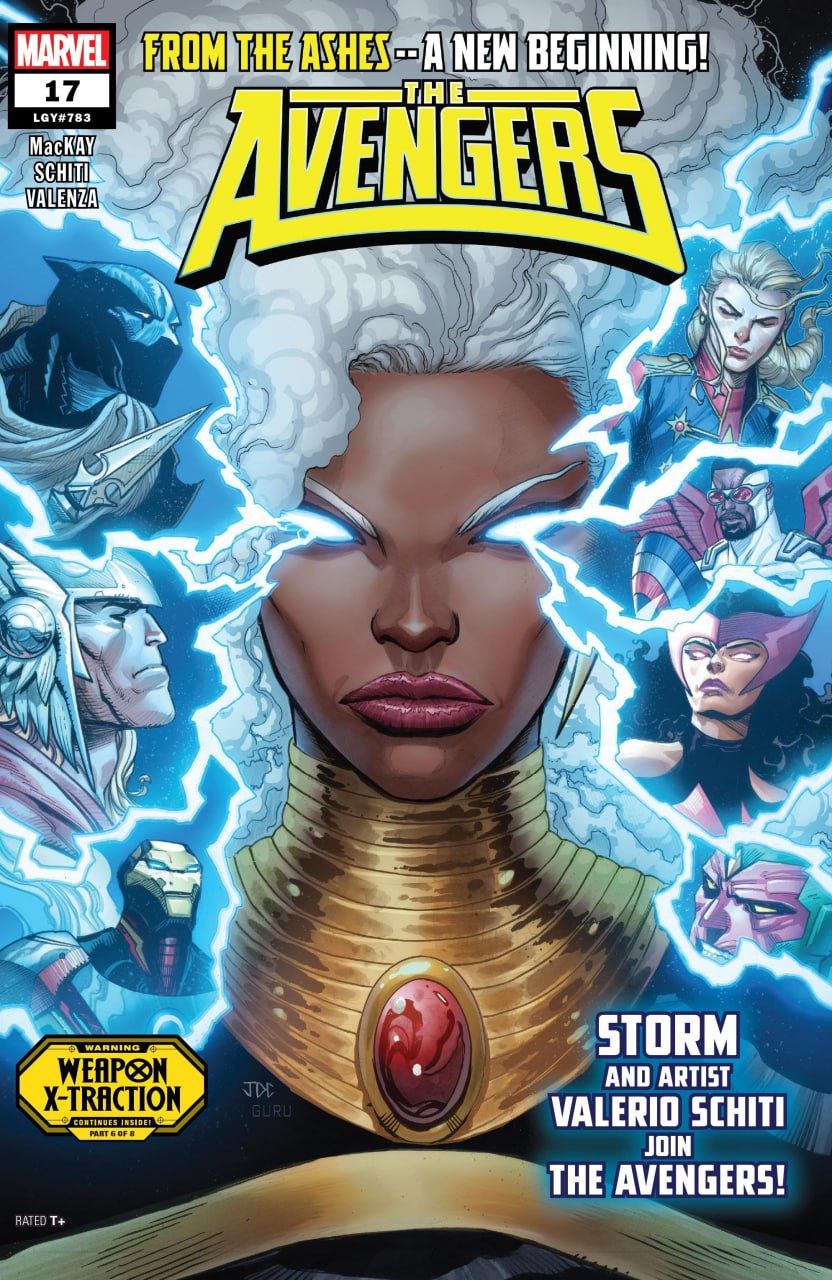 Portada ampliada de The Avengers