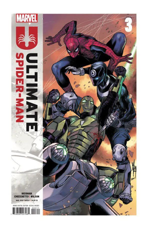 Portada ampliada de ULTIMATE SPIDER-MAN 3