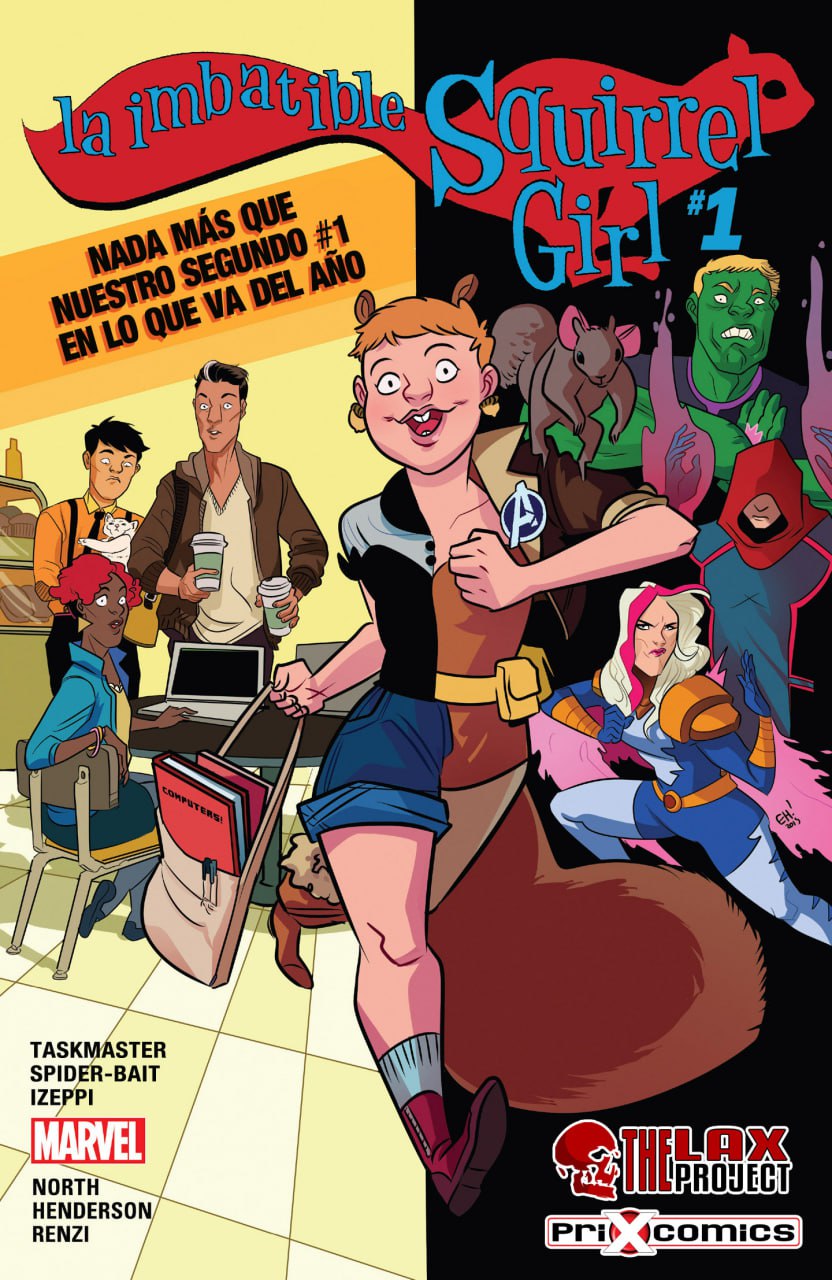 Portada ampliada de la imbactible Squirrel Girl